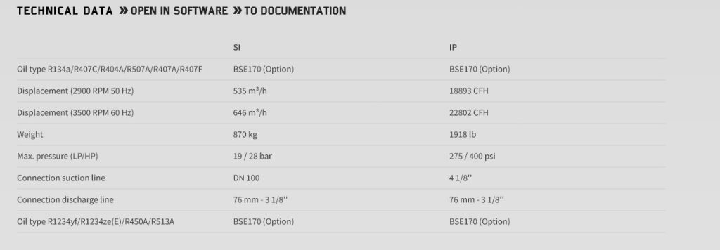 کمپرسور 140 اسب بخار بیتزر CSH8593-140Y-40P