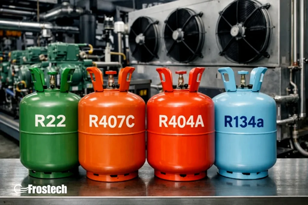 مقایسه فنی مبردهای R134a، R404A، R407C و R22 در ایران